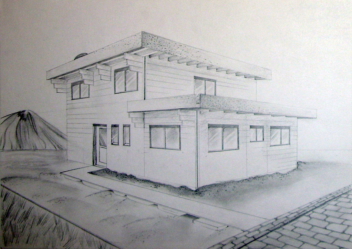 Praktikumsplatz - Holzhaus