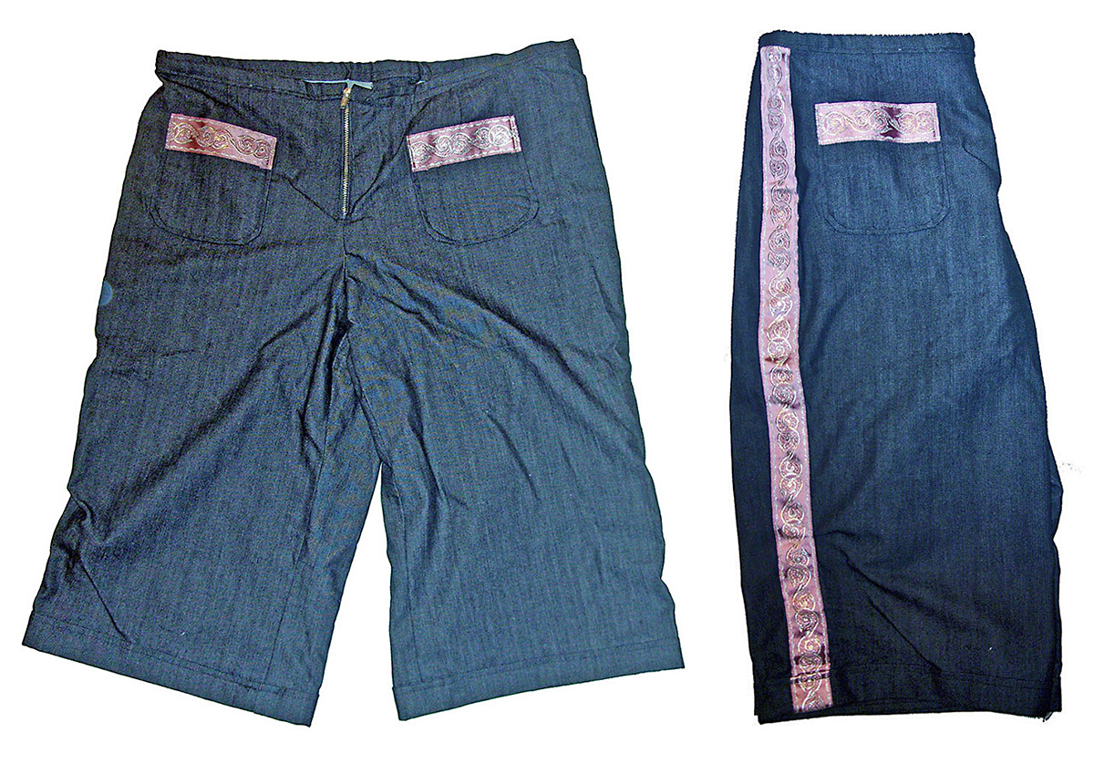 Selbstgenähte Hose